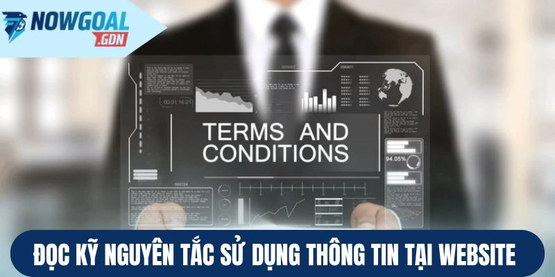Đọc kỹ nguyên tắc sử dụng thông tin tại website