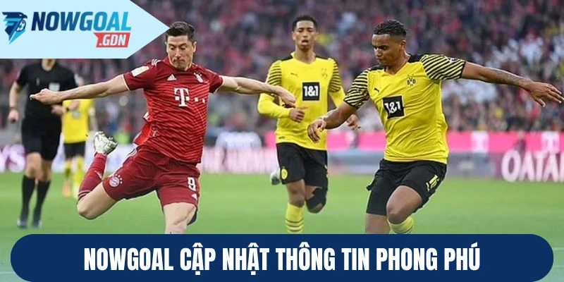 Nowgoal cập nhật thông tin phong phú