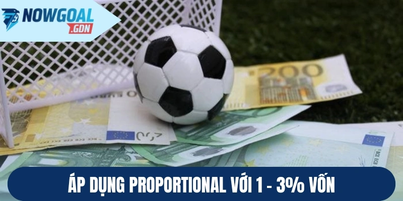 Áp dụng Proportional với 1 - 3% vốn