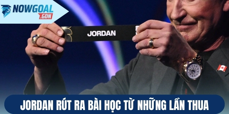 Jordan rút ra bài học từ những lần thua